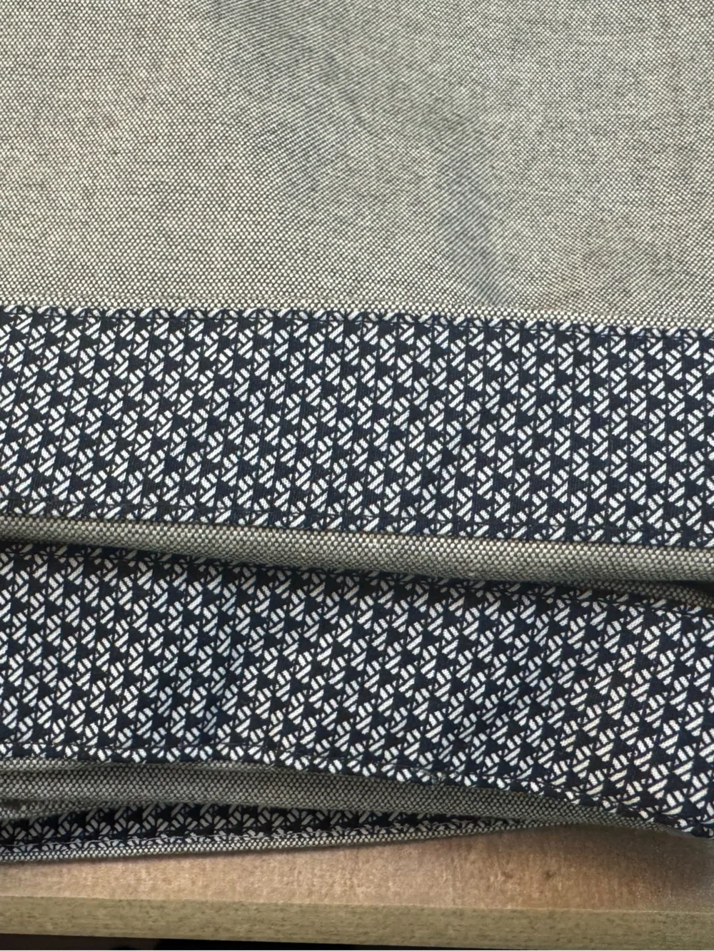 TED BAKER VOLVEK Chino Classic Fit Trouser Pants Mens 34R Casual Gray NWOT
